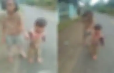 Jadi Mata dan Penerang Bagi Sang Bunda, Hatta Bocah 5 Tahun yang Harus Berjuang Hidup Sendirian Rawat Ibunya yang Tuna Netra, Kisah Pilunya Buat Simpati Youtuber hingga Artis