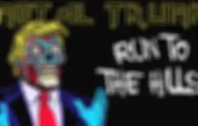 Tengok Aksi Donald Trump Nyanyi Lagu 'Run To The Hills' Iron Maiden, Keren Plus Bikin Ngakak!