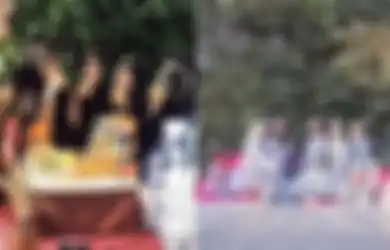 Bentangkan Kain Merah Putih di bawah Pohon, Gerombolan Wanita Tuai Hujatan Karena Lakukan Hal Ini, Netizen: Penghinaan Lambang Negara!