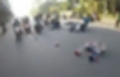 Viral Pesepeda Brompton Tersundul Motor di Jalanan, Korban Sampai Terpental, Begini Kronologinya
