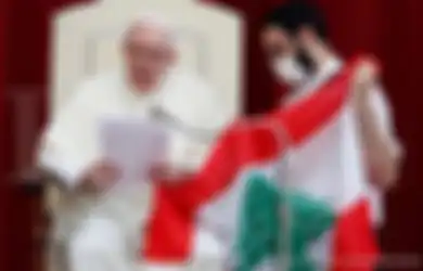 6 Bulan Mengisolasi Diri dalam Basilika, Paus Fransiskus Akhirnya Bisa Senyum Sumringah Adakan Audiensi Temui Peziarah, Serukan Doa dan Puasa untuk Perdamaian Lebanon