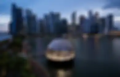 Apple Bagikan Foto Apple Marina Bay Sands, Resmi Buka 10 September