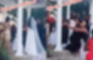 Ijab Qobul Jadi Amburadul, Heboh Video Wanita Rusak Acara Pernikahan sang Mantan, Teriak Ngaku Hamil Anak Mempelai Pria di Tengah Prosesi Akad