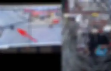 Viral! Terus Tancap Gas Tanpa Lihat Kondisi, Emak-emak Pengendara Motor Tabrak Kawat Berduri yang Dipasang Polisi Saat Demonstrasi, Begini Endingnya