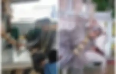 Tenda Kawinan Masih Sepi Tamu, Pengantin Pria Ini Ngopi di Warung, sang Istri Malah Cuek Rebahan di Pelaminan, Netizen: Rasa di Rumah!