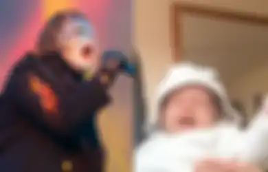 Metal Sedari Dini, Bayi Ini Berhenti Nangis Ketika Dengerin Slipknot
