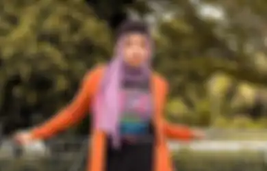 4 OOTD Sajidah Halilintar Buat Tampil Keren Maksimal Pakai Hijab Ungu