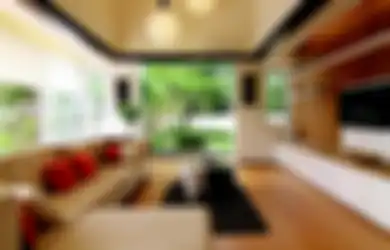 Cantiknya Permainan Undakan di Hunian yang Mengadopsi Gaya Jepang Ini