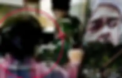 Jadi Sorotan Saat Naik Kendaraan Tempur TNI, Wanita Berbaju Kemeja Kotak-kotak yang Ikut Pencopotan Baliho Rizieq Shihab Kini Terungkap, Ini Penjelasan Kodam Jaya