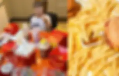 Balita ini Habiskan Rp 1 Juta Buat Beli Menu McDonalds's, Ngakunya Kelaparan
