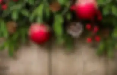 Ganti Pohon Natal, Hias Saja Pintu dengan Dedaunan Berkesan Rastik Ini