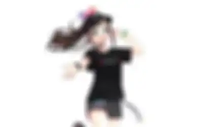 Kizuna Ai Pakai Kaos 