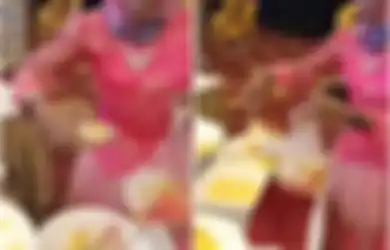 Prinsip Ogah Rugi Sampai Terbawa-bawa saat Hadiri Kawinan di Gedong, Wanita Ini Viral, Pede Bekal Kresek untuk 'Rampok' Makanan Sampai Disoraki Tamu