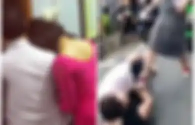 Dengan Mata Kepala Sendiri Lihat Suami Lebih Sayang Pelakor, Tinju Istri Sah Makin Menjadi-jadi, sang Suami Malah Pasang Badan Lindungi Pacar Gelap