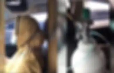Nekat Banget, Di Hidungnya Tertempel Selang Oksigen, Pasien Covid-19 Ini Nyetir Sendiri Cari Rumah Sakit: Saya Sudah Trauma