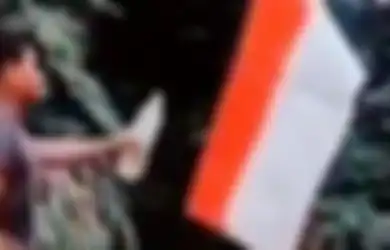 Siap-siap Diciduk, Viral Video Seorang Pria Bakar Bendera Merah Putih, Polisi Sudah Kantongi Identitas Pelaku