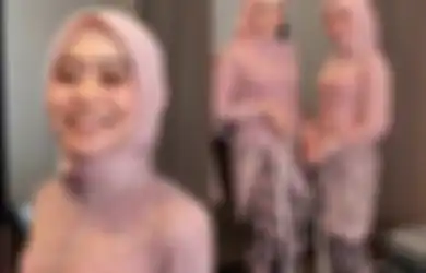 Intip Ayunya Lesty Kejora Pakai Kebaya Pink di Pernikahan Ali Syakieb!
