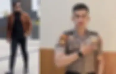 Pantas Sering Dikira Artis Atau Model Saat Tak Berseragam, Ini Sosok Bripda Mustakim, Polisi Ganteng Bergaya Modis yang Disebut Mirip Ali Syakieb