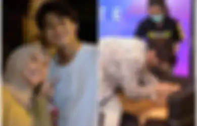 Lesty Kejora Mendadak Pingsan Saat Acara Meet and Greet, Rizky Billar Sigap Pasang Badan Tangkap sang Biduan, Langsung Marah Saat Tahu Aksinya Direkam: Jangan Pake Kamera