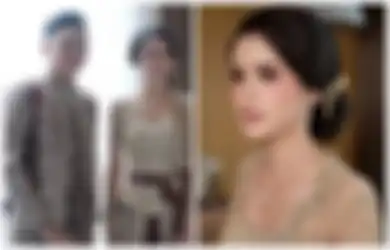 Intip Penampilan Manis Pacar Azriel Hermansyah, Sarah Menzel di Akad Nikah Atta dan Aurel!
