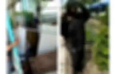 Lagi Asik-asik Jajan di Pinggir Jalan, Puluhan Pelanggan Ini Nyemplung Comberan Usai Warung yang Ditongkronginya Ambruk, si Pemilik Beberkan Kronologinya