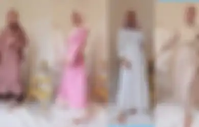 5 Model Gamis yang Elegan ala Malia Risti, Cocok Buat Lebaran!