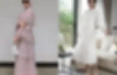 7 Ide Gaya Lebaran Pakai Korean Ruffle Dress yang Manis dan Santun!