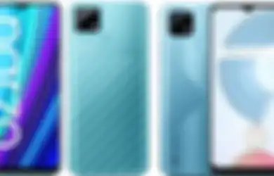 Perbandingan realme C21 vs realme Narzo 30A, HP 1 Jutaan RAM 4GB
