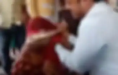 Ngenes Tapi Kocak, Tamu Undangan Tercengang Ada Pria Berdandan Wanita Dihajar saat Acara Pernikahan, Ternyata Selingkuhan Mempelai