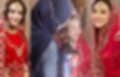 Baju Merah Jangan Sampai Lepas! Didandani Ala Artis Bollywood, Amanda Manopo Bikin MUA Ini Deg-degan dengan Wajah Mulusnya: Rasanya Jantung Kayak Turun ke Perut