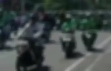 Viral Ratusan Driver Ojol di Bandung Konvoi Sambil Teriak, Ternyata Ini Penyebabnya