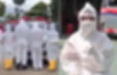 Pengabdiannya Sungguh Mulia, Kisah Aksi Mahasiswa Jambi Turun Lapangan Jadi Relawan di Tengah Meningkatnya Kasus Covid-19