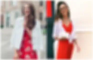 Tampil Kece Rayakan HUT RI 2021 Pakai Dress Merah dan Outer Putih, Yuk!
