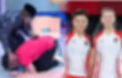 Mengandung Banyak Bawang, Lihat Apriyani Rahayu Bersimpuh dan Sujud di Kaki Sang Ayah, Perlakuan Greysia Polii Ini Malah Jadi Sorotan