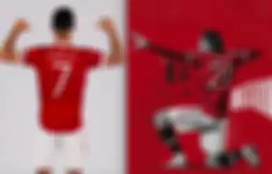 Cavani 'Ngalah' Ngasih No. 7-nya di Man United, Cristiano Ronaldo: Trims Berat, Edi!