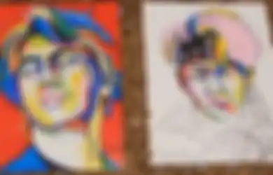 Cerita Seniman Sumatera Utara Lukis Wajah Jin dan Suga Pakai Limbah Plastik, Malah Dituduh Hina BTS Sama ARMY