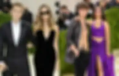Enggak Awkward, Shawmila dan Bieber Couple Saling Sapa di Met Gala 2021