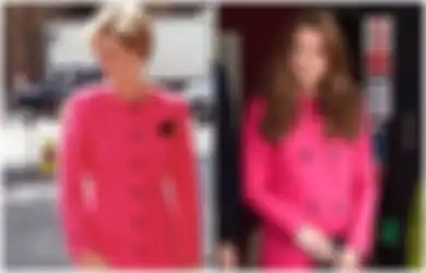Mirip Banget! 4 Fashion Kate Middleton dan Princess Diana Saat Kenakan Outfit Pink