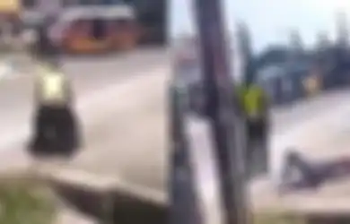 Pukul Pemotor hingga Terkapar Gegara Tak Pakai Helm, Oknum Polisi di Sumut Tak Berkutik Saat Dipertemukan dengan Ibu Korban, Minta Maaf Sambil Cium