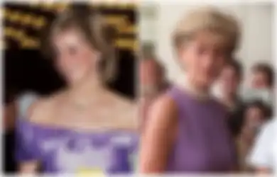 Waktunya Nostalgia! Intip Penampilan Princess Diana Pakai Dress Ungu. Menawan!