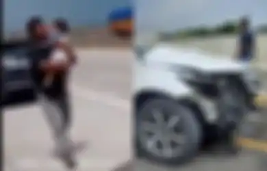 Sosok Pria Berkumis Penyelamat Gala, Jalan Terpincang-pincang Asam Urat Kambuh Hingga Tak Berani Lihat Mata Anak Vanessa Angel dan Bibi Ardiansyah Karena Terluka