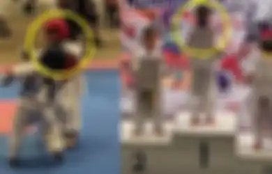Tendangannya Mampu Kalahkan Seniornya di Pertandingan, Jan Ethes Berhasil Juarai Lomba Taekwondo, Intip Video Detik-detik Kemenangan Cucu Jokowi