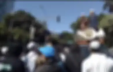 Foto Massa Reuni 212 Berjubel Bikin Khawatir Pakar, Habib Rizieq Shihab Beri Pesan Khusus untuk Kapolri