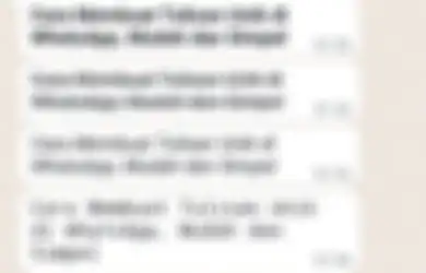 Inilah Cara Membuat Tulisan Unik di WhatsApp, Gampang Banget Nggak Pake Aplikasi