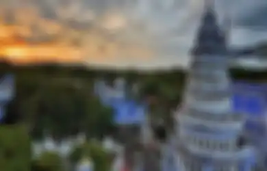 Dulunya Pondok Pesantren, Begini Sejarah Berdirinya Masjid Tiban di Malang yang Mirip Bangunan Kerajaan