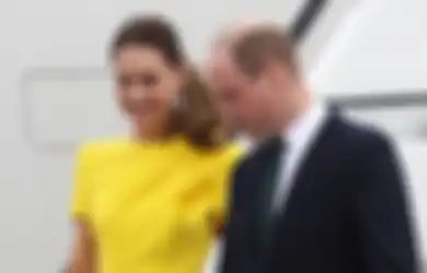 Menawannya Penampilan Kate Middleton Pakai Outfit Kuning Saat Tiba di Jamaika