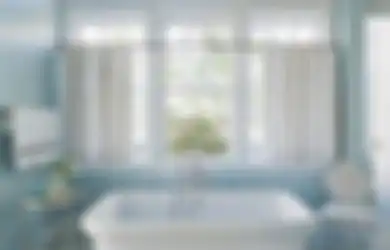 Bikin Kamar Mandi ala Spa di Rumah dengan 6 Gaya Tirai Ini Yuk