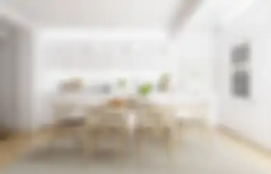 Perpaduan Warna Putih dan Kayu di Ruang Makan, Tidak Hanya Abadi, tetapi Juga Trendi