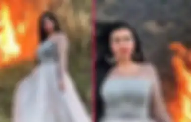 Demi Konten, Seleb Tiktok Pakistan Sengaja Pose Dekat Kebakaran Hutan