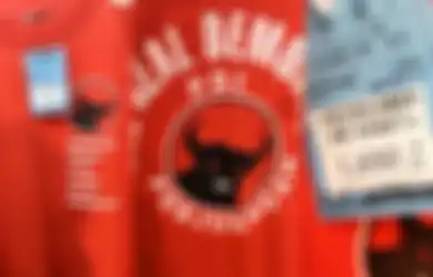 Kaos PDI Perjuangan Masuk Thrift Shop Jepang, Ada di Kategori Barang Vintage!